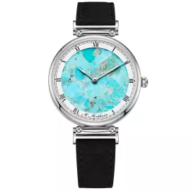 Наручные часы "Mikhail Moskvin Elegance 1234" с натуральной бирюзой