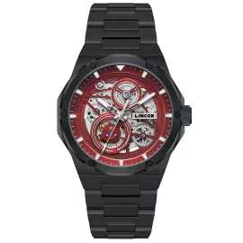 Наручные часы "Lincor UNI 2511" черный/красный