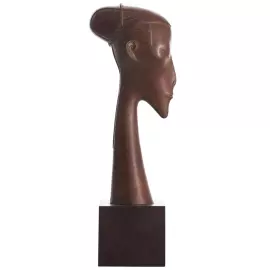 Авторская миниатюра из бронзы "Степная Нефертити"