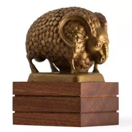 Авторская миниатюра из бронзы "Вожак"