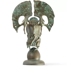 Авторская миниатюра из бронзы "Воспоминание о будущем"