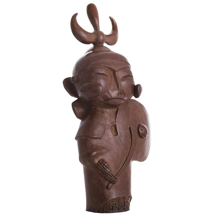 The author's miniature made of bronze "Warrior"