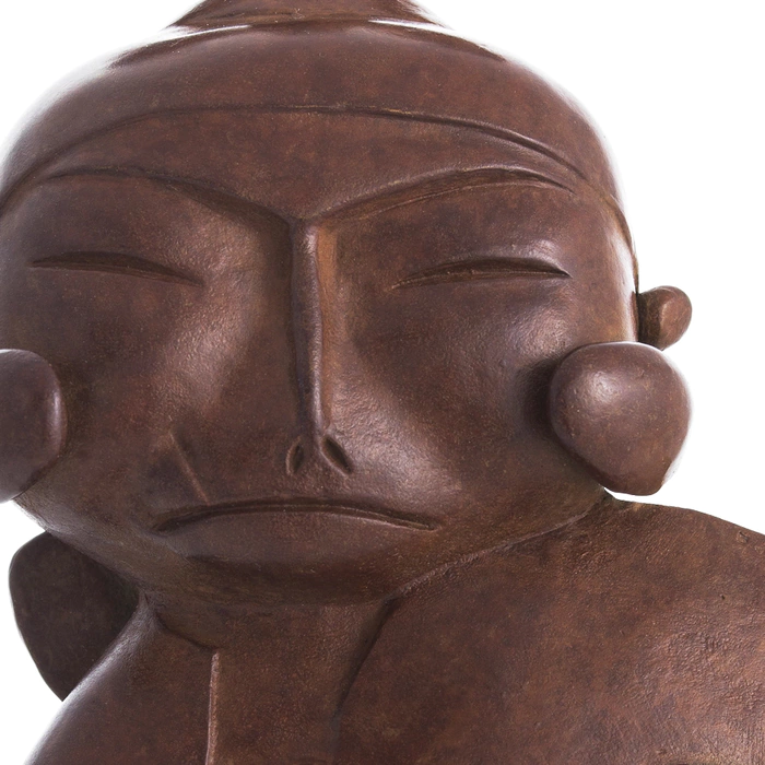The author's miniature made of bronze "Warrior"