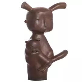 Авторская миниатюра из бронзы "Девочка"