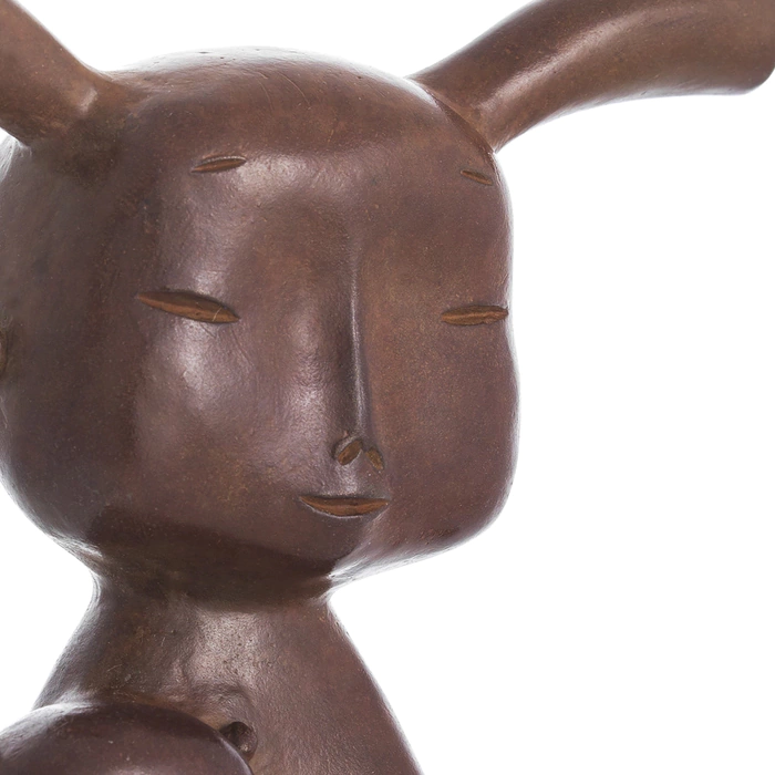 The author's miniature made of bronze "Girl"