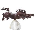 Author's miniature made of bronze "Element"