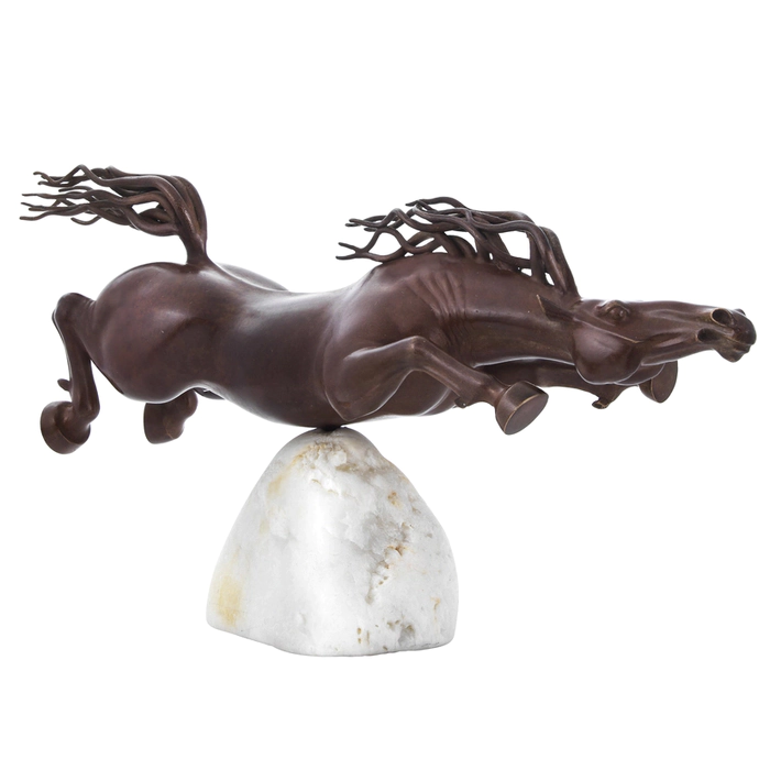 Author's miniature made of bronze "Element"