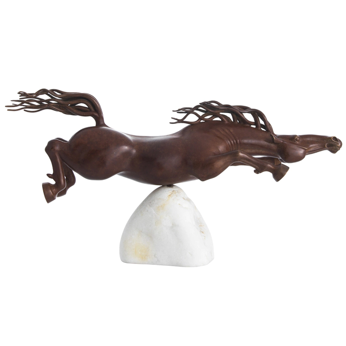 Author's miniature made of bronze "Element"