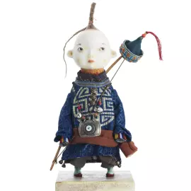 Авторская сувенирная кукла "Мальчик"