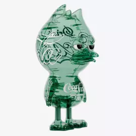 Коллекционная фигура "The Ugly Duck х Coca-Cola" зеленая