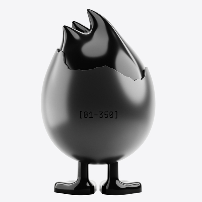 Collector's piece "BadEGG" black