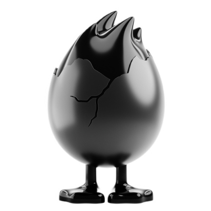 Collector's piece "BadEGG" black