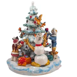 Новогодняя ёлка из фарфора "Лесная Сказка"