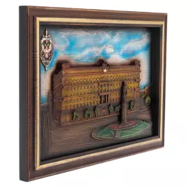 Панно резное из дуба "Лубянка"