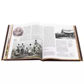 Книга в кожаном переплете "Великая Россия. Отличные храбростью" в коробе