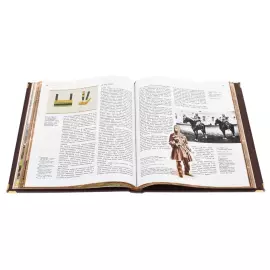 Книга в кожаном переплете "Великая Россия. Отличные храбростью" в коробе
