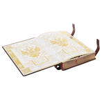 The leather-bound book "The House of Romanov. 400 years" in a box