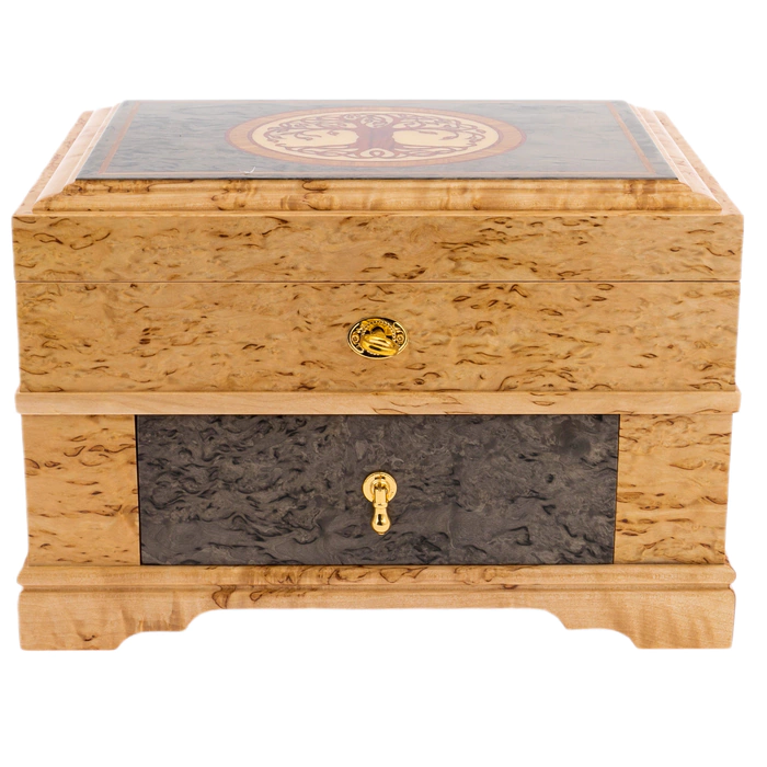 Karelian birch casket "Tree"