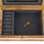 Jewelry box made of Karelian birch "Dragonfly"