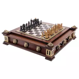Шахматы из дуба "Лев"