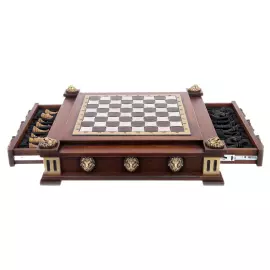 Шахматы из дуба "Лев"