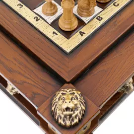 Шахматы из дуба "Лев"