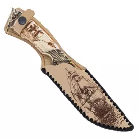 Нож из дамасской стали "Путник"