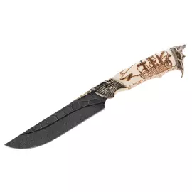 Нож из дамасской стали "Путник"