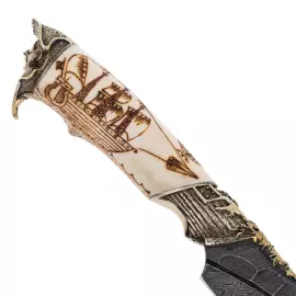 Нож из дамасской стали "Путник"