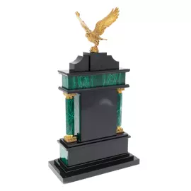 Часы из малахита "Императорские" Златоуст