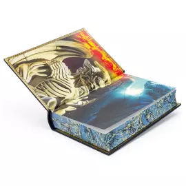 Книга в кожаном переплете "Дэн Браун. Ангелы и демоны"