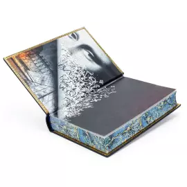 Книга в кожаном переплете "Дэн Браун. Код да Винчи"