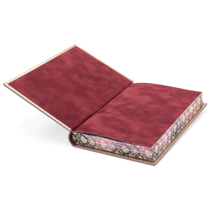 A leather-bound book by Oscar Wilde. Portrait of Dorian Gray"