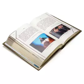 Книга в кожаном переплете "Путин сказал. Речи, цитаты, афоризмы" с французским переплетом