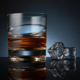 Rotating whiskey glass "Shtox 007"
