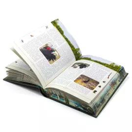 Книга в кожаном переплете "Русская охота" Сабанеев Л.П, в коробе