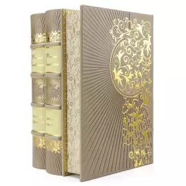 Книга в кожаном переплете "Собрание сочинений" Раневская Ф., в 3-х томах