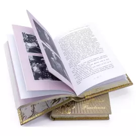 Книга в кожаном переплете "Собрание сочинений" Раневская Ф., в 3-х томах