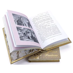 Leather-bound book "Collected Works" by F. Ranevskaya, in 3 volumes