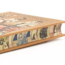 Книга в кожаном переплете "Собачье сердце" Булгаков М., французский переплет