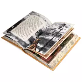 Книга в кожаном переплете "Собачье сердце" Булгаков М., французский переплет