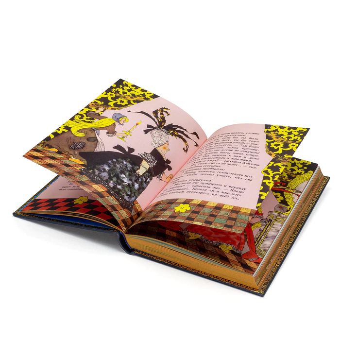 The leather-bound book Cinderella by Charles Perrault