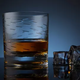 Rotating whiskey glass "Shtox 017"