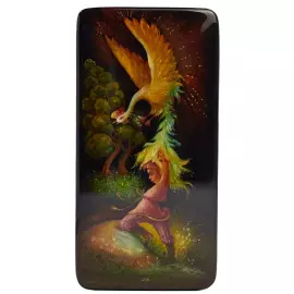 Шкатулка "Жар-птица" Ларишев, Федоскино