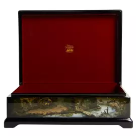 Ларец "В ночном" Кузнецова, Федоскино