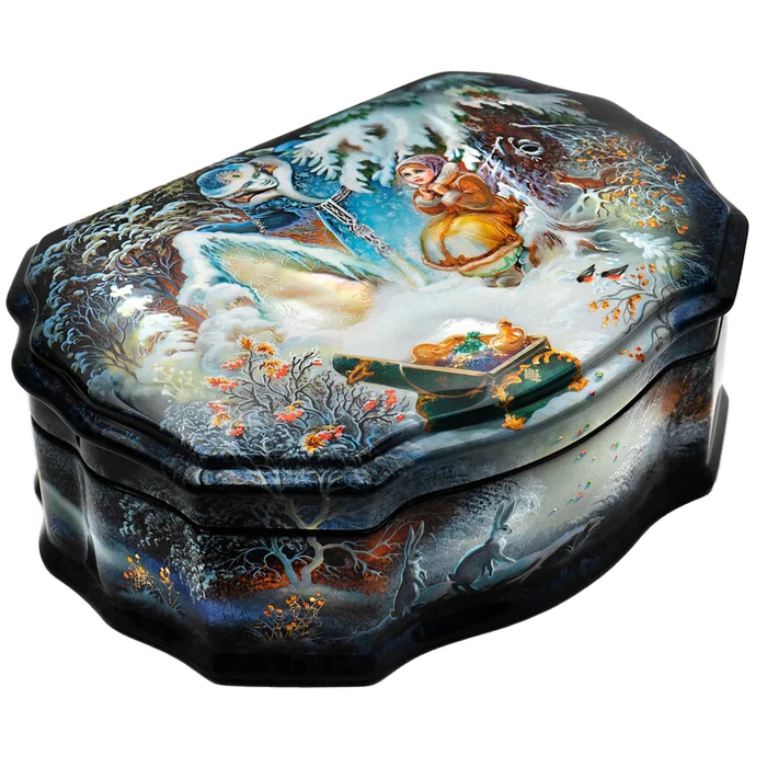 Korsakov's Morozko jewelry box, Fedoskino