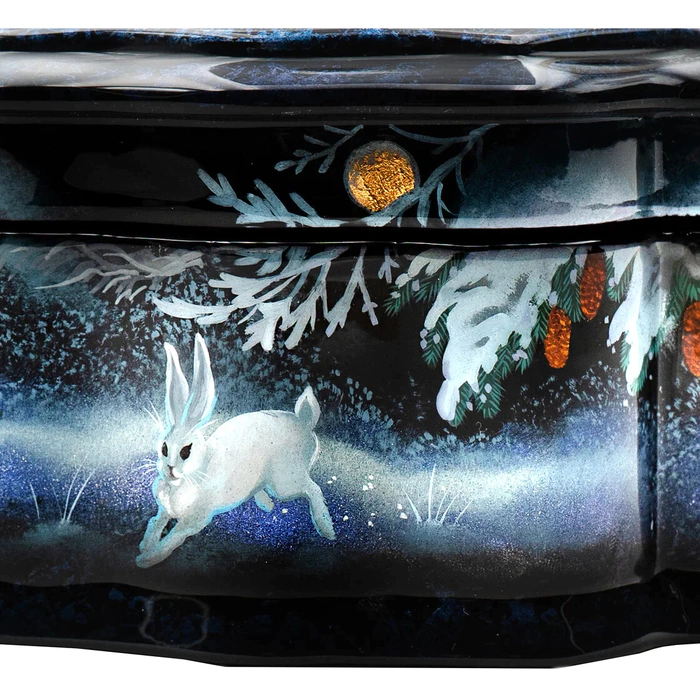 Korsakov's Morozko jewelry box, Fedoskino