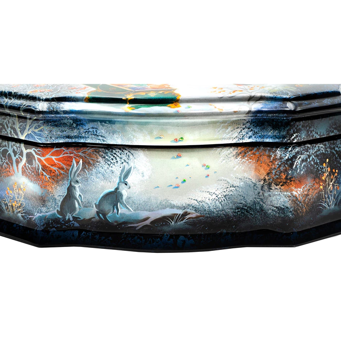 Korsakov's Morozko jewelry box, Fedoskino