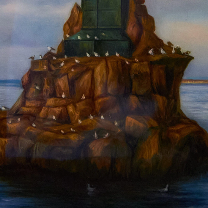 The box "Monument to sunken ships" Golubenkov, Fedoskino