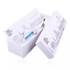 Silver tea spoon "Lakhta center"